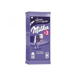 Milka chocolat au lait 3x100g