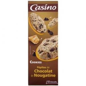 Casino cookies chocolat nougatine 200g