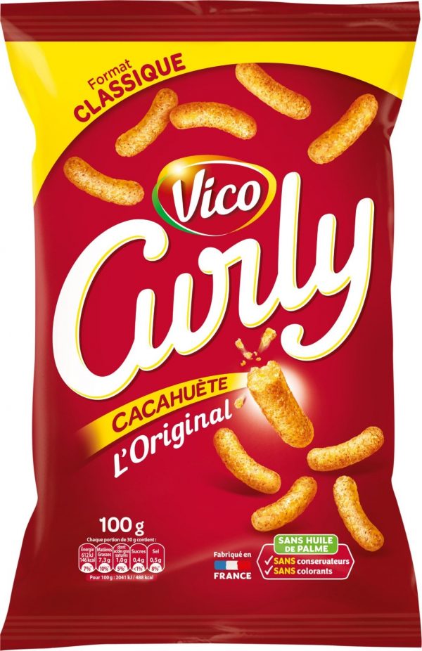 Curly Vico cacahuète 100g