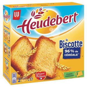 Heudebert Nature 34 biscottes 300g