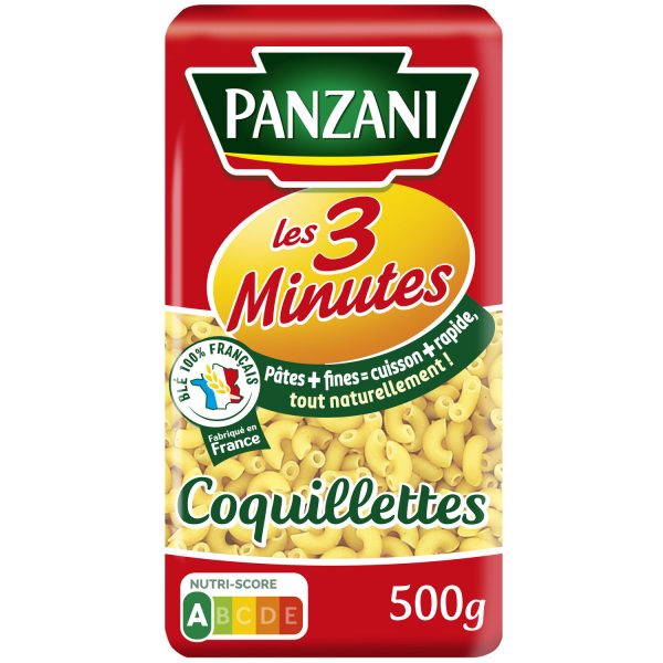 Panzani coquillettes 3 minutes 500gr