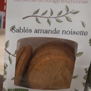 Sablés amande noisette Les Biscuits du Bocage Bourbonnais