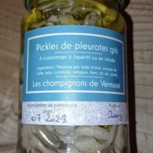 Pickles de pleurotes Les Champignons de Vernusse 200g