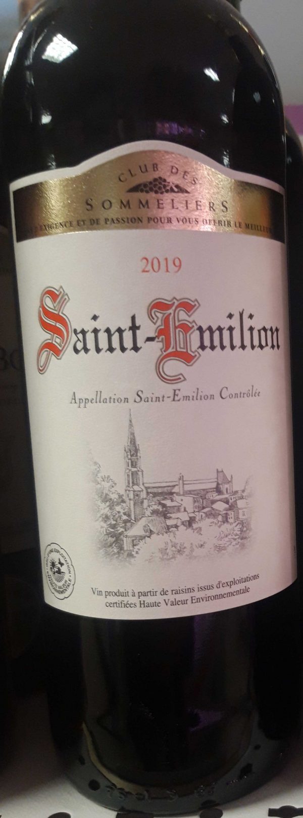 Saint Émilion Club des Sommeliers vin rouge