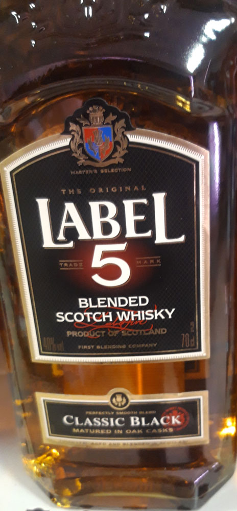 Whisky Label 5 70cl